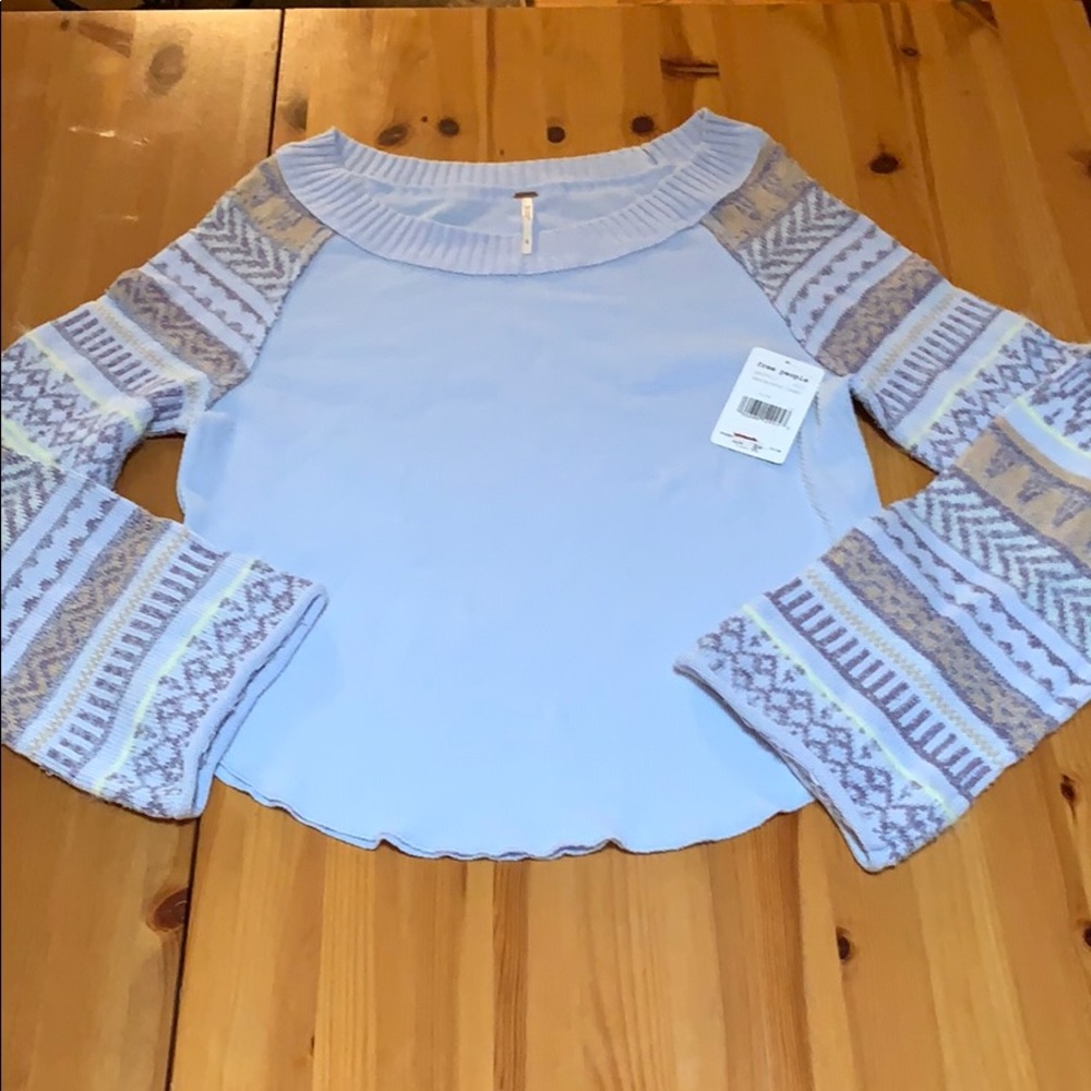 Free People Fairground Thermal Top Tags Large
